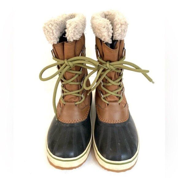 Sorel Men's Waterproof 1964 PAC T Insulated waterproof Nutmeg Black Duck Boots - Picture 1 of 8
